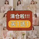 纯棉纱布睡衣 特价 清仓特价 睡裙 99任选2件