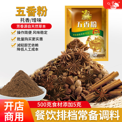五香粉 五香牛肉五香卷炖肉粽子馅料五香美食调味闽师傅400克x1袋 - 封面