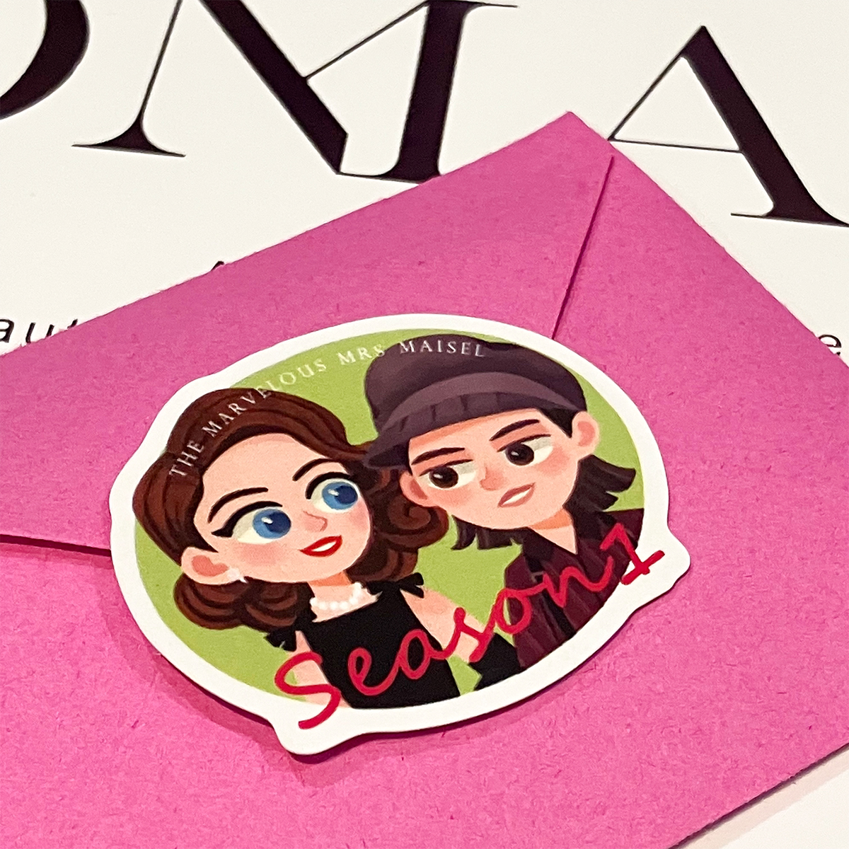 【麦瑟尔】了不起的麦瑟尔夫人 第1季贴纸包 Midge&Susie美剧同人