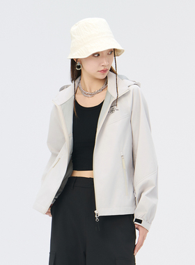 Fun商场同款时尚休闲宽松版夹克FMW343A2