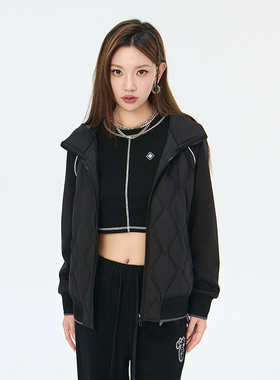 Fun连帽羽绒服女款2025冬季商场同款时尚合体版轻薄运动羽绒外套