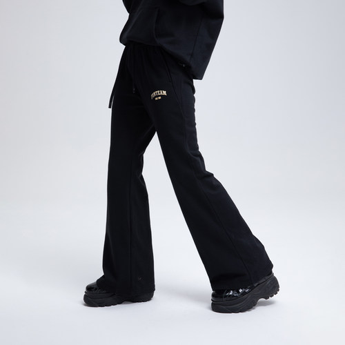 Fun2025春夏线下商场同款微喇高腰显瘦针织裤休闲裤FMK651A6B