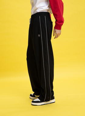 Fun2025春夏线下商场同款运动抽绳针织长裤FMK65102B