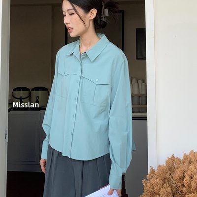 一起设计年早春进档必开销量王炸款纯色设计感休闲衬衫YS1-33318