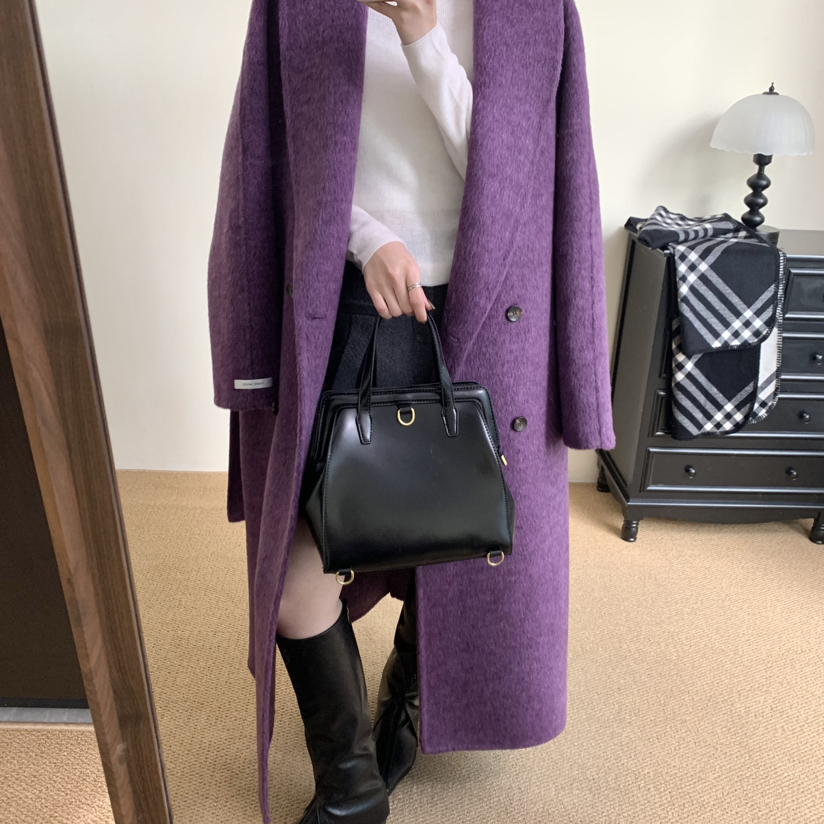 起设计带超韩气新款羊毛外套(配腰带)（含100羊毛）39810099236H