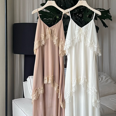 一起层叠白月光飘逸法式浪漫温柔风吊带长裙连衣裙Y11382-SY