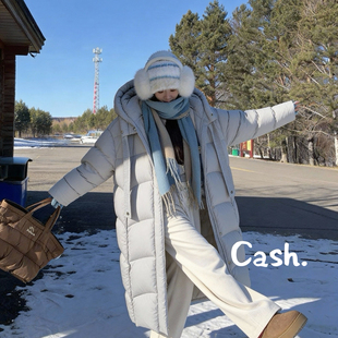 A6008 180以内轻松穿 一起面包服保暖羽绒服外套 配可拆卸帽子