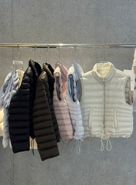 一起衣俩穿微珠光面料立领宽松保暖羽绒服外套(配可拆卸袖子)8820