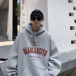 连帽卫衣小虎头印花卫衣XZ221-2-WY2010-P55-控68，男装卫衣，星座218