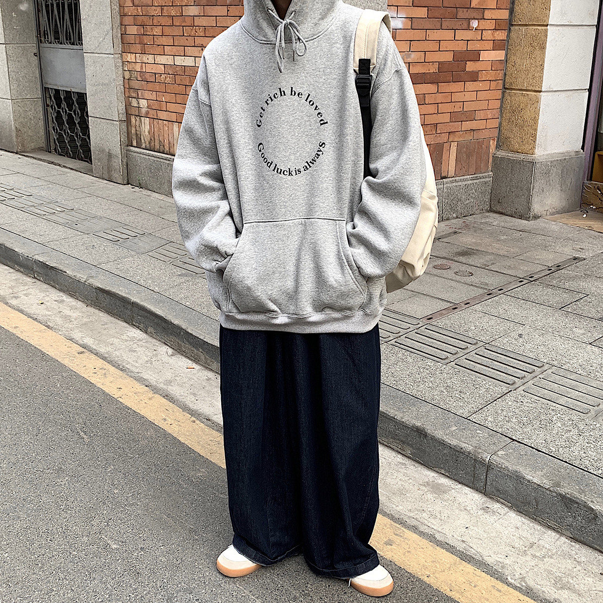 城市男孩风简约休闲连帽卫衣XZ221-2-WY2003-P55-控68,男装卫衣,星座218