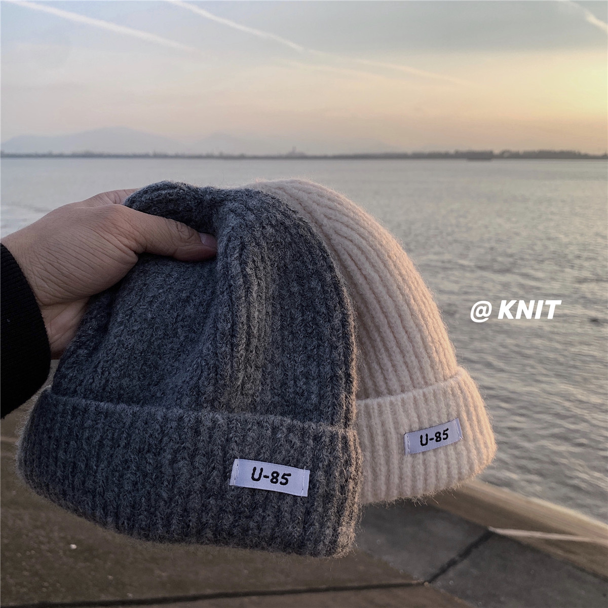 日系好看的毛线帽XZ221-2-F604-P18-控28，帽子，星座218