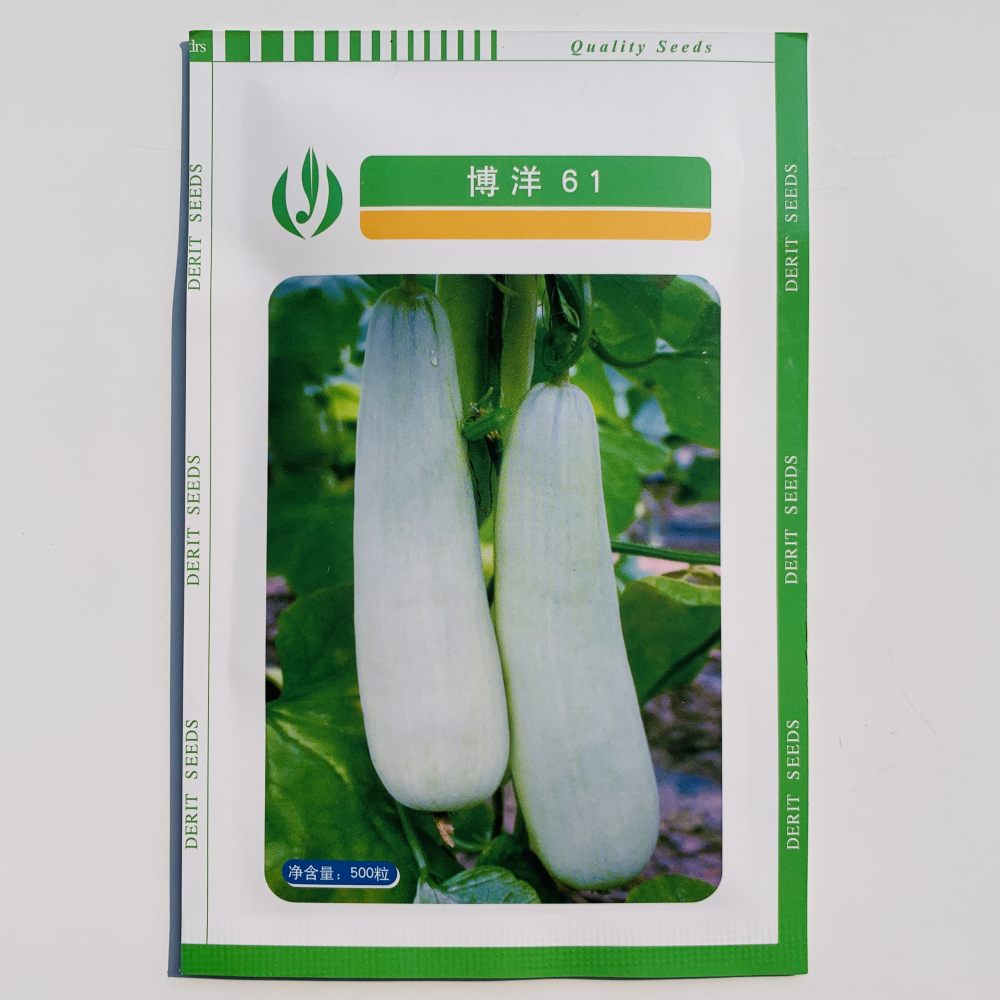 德瑞特博洋61甜瓜羊角蜜种子酥甜灰白皮果肉黄绿色薄皮香瓜种籽