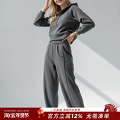 月朗星稀 2025秋季 新款 熙薇 时尚 气质休闲连帽卫衣上衣H5590