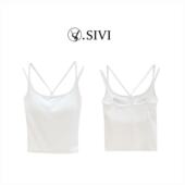 天然纯棉一体式 2026新款 背心M2068 百搭背心 熙薇