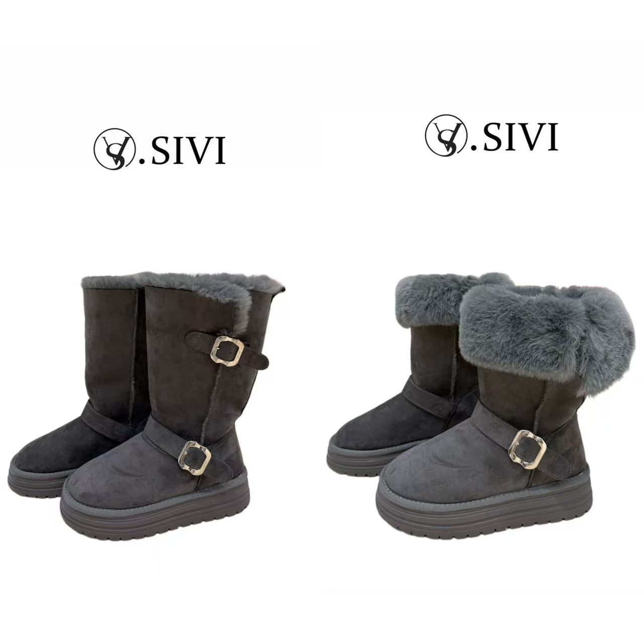 无品牌雪地靴其他PU2009年以前