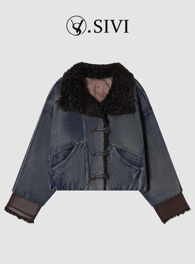 熙薇【潮人特辑】2025秋冬新款休闲百搭羽绒牛仔外套H5979