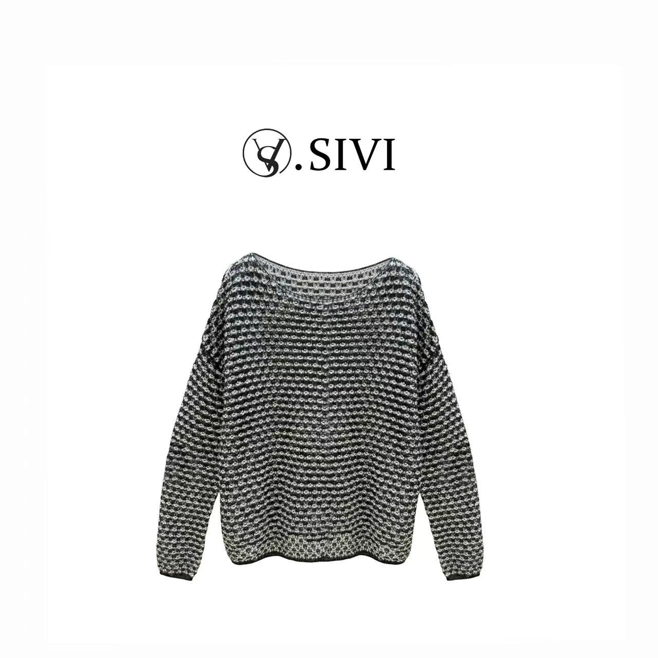 熙薇【桂香盈袖】2025早秋新款轻奢时尚百搭宽松上衣H3721