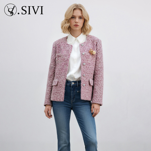 时尚 2025秋冬新款 女士羽绒小香风外套H6709 XXXX 熙薇