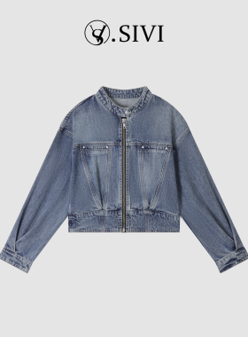 熙薇【甜酷混搭】2026新款复古休闲风牛仔外套M2006