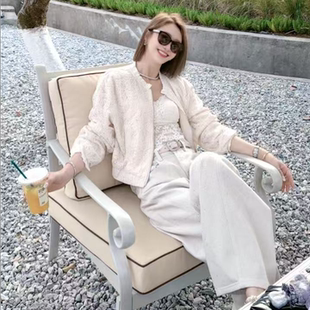 气质纹理钩花蕾丝外套M2017 2026新款 熙薇 风之私语