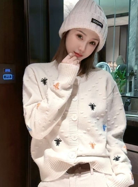 熙薇【倾心礼遇】2025秋季新款时尚休闲气质毛衣开衫H5675