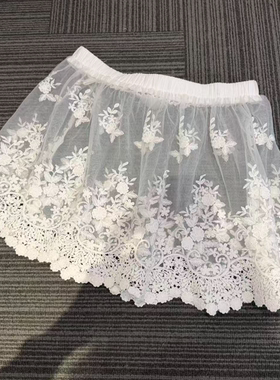 熙薇【蕾丝格调】2025冬季新款设计师时尚休闲百搭屁帘裙H7169