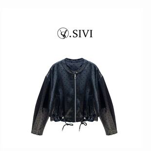 新款 2026春季 氛围感抽绳波点外套M2522 轻潮点衣 熙薇