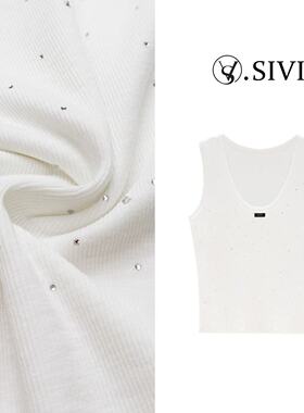 熙薇【皎月钻光】2026春季新款通勤运动百搭时尚背心M2114