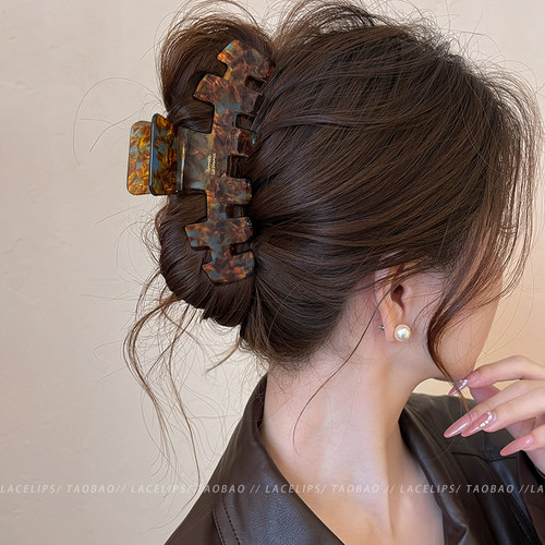 很能抓~夏日头发抓夹大号发夹女