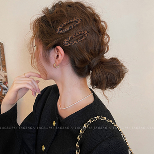 秋冬时髦~bb夹发夹女侧边夹2026新款高端前额碎发刘海夹气质发饰