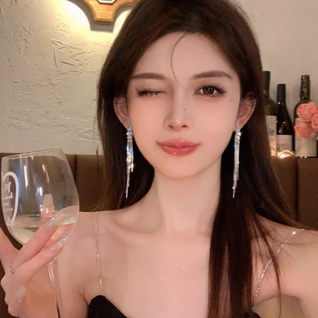 短圆脸天菜!轻奢长款流苏耳环