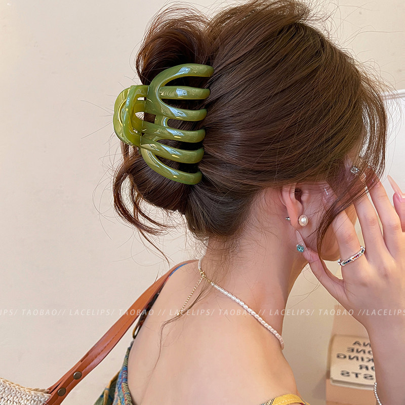 半藏森林~南瓜抓夹女高级感2025新款鲨鱼夹发量多盘发夹子发饰秋,饰品/流行首饰/时尚饰品新,发饰,淘宝优惠券,粉丝福利购,淘宝优惠卷