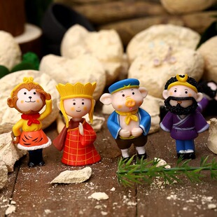 西游记猪八戒孙悟空唐僧手办盲盒玩具人偶公仔玩偶模型桌面小摆件