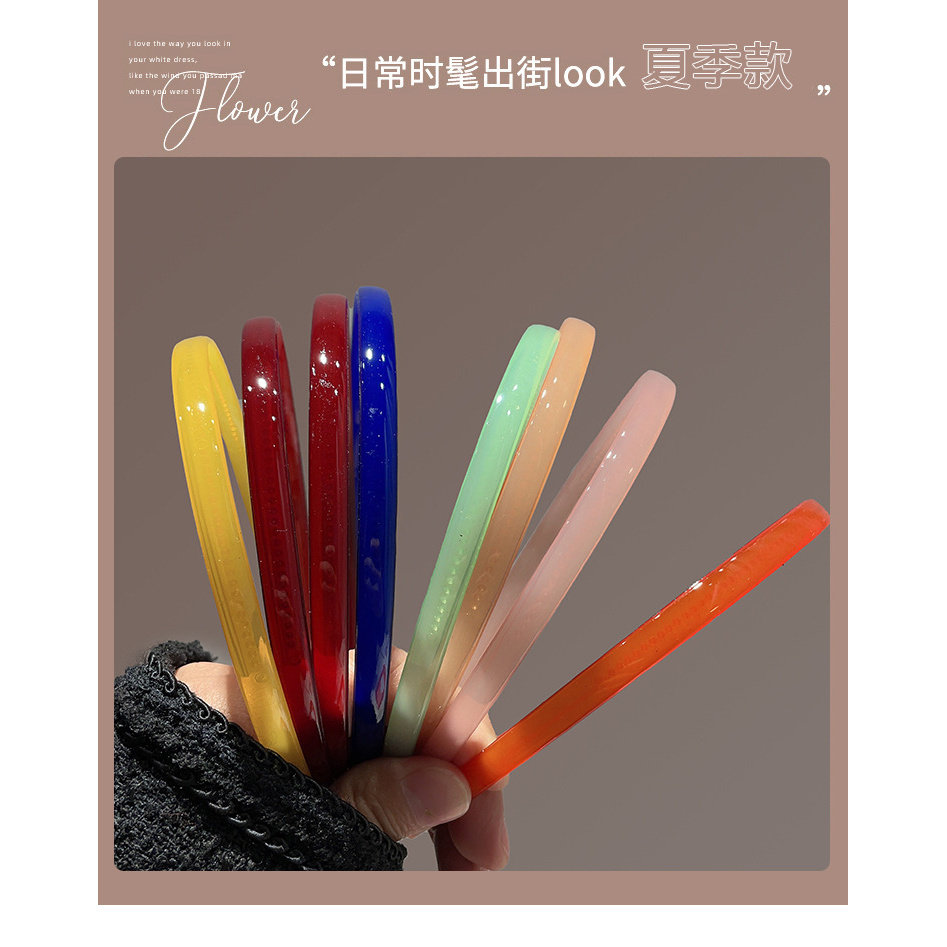 多巴胺发捆洗脸发箍女款2026新款带齿防滑细头箍碎发发卡发窟头饰
