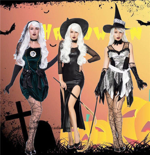万圣节迪士尼女巫装巫婆装精灵恶魔装吸血鬼cosplay电影演出服装