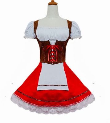 德国啤酒节电影演出服大码女仆装