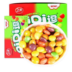 立爽didi逗综合果味糖彩豆糖酸甜