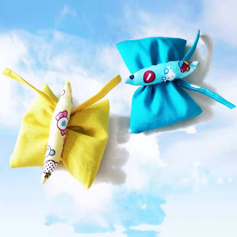 幼儿园布艺玩具蝴蝶沙包丝棉黄豆卡通圆形小飞蝶儿童手工游戏活动