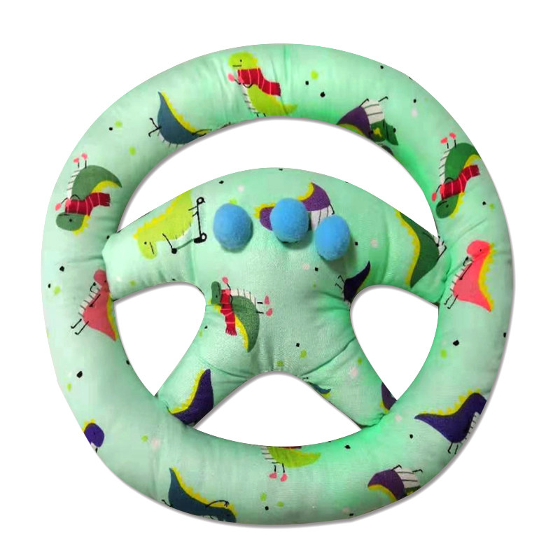 幼儿园手工纯棉布方向盘亲子游戏道具成品DIY自制儿童玩具器械