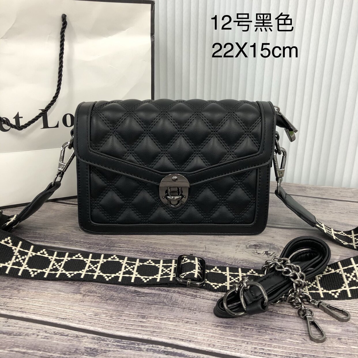 小方包菱格链条包新款女士包包简约百搭高品质纯色夹层潮流