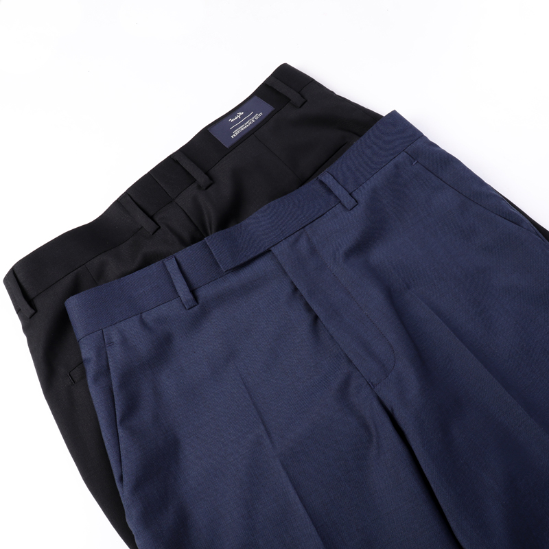 MUSLUN意大利进口可机洗全毛西裤