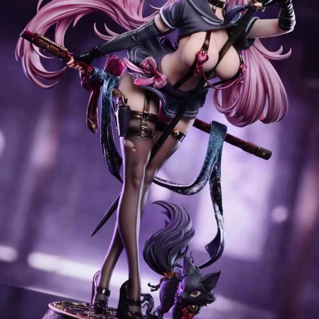 斩鬼少女月袂美摆件手办