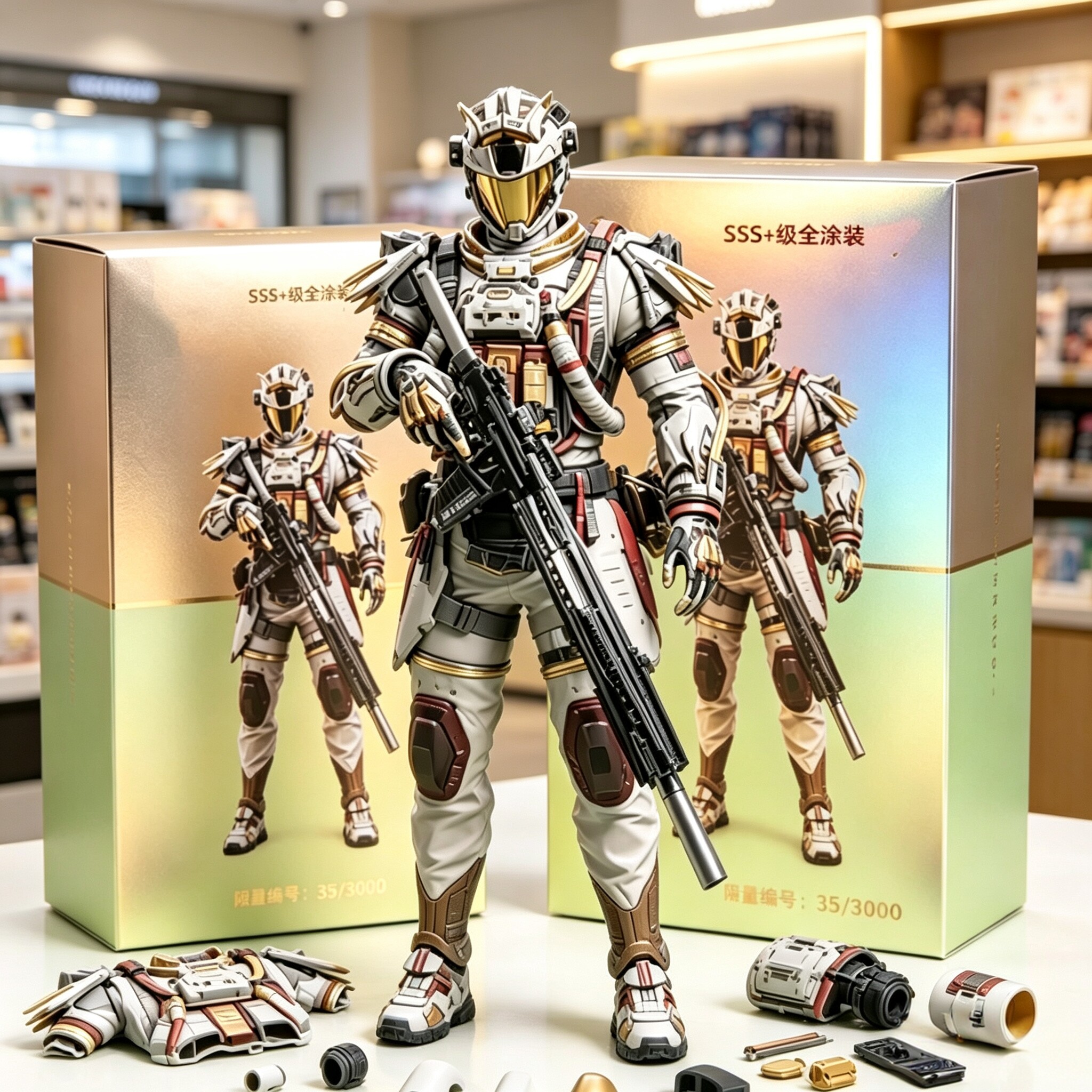 三角洲限量手办威龙凌霄戍卫手办图片