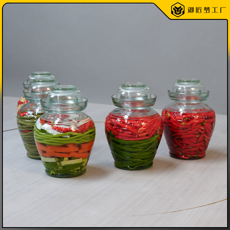 仿真酸豆角白菜泡菜坛模型