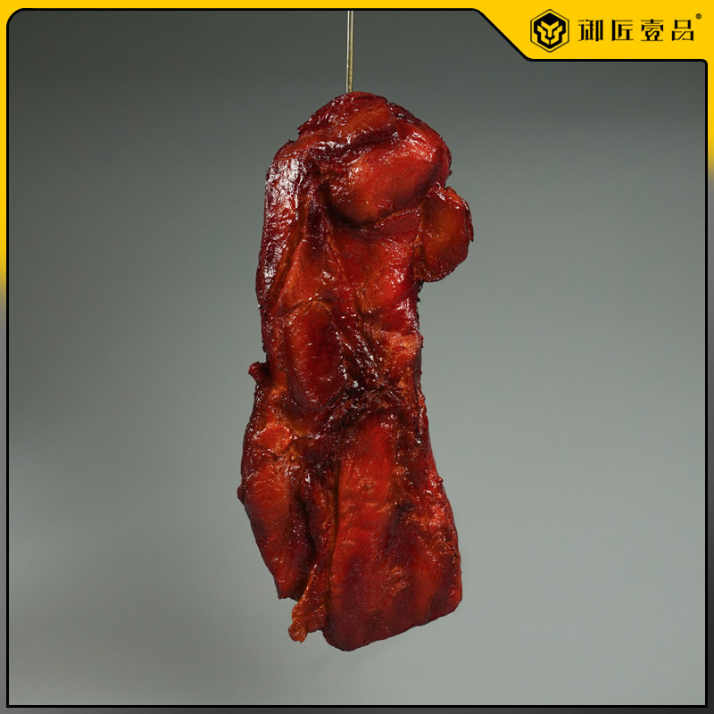 仿真叉烧肉模型腊肉腊肠烧鹅烧鸭酒店明档展示拍摄影视道具定制厂