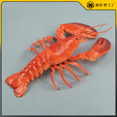 仿真波士顿龙虾模型青龙海鲜模型螃蟹鱼澳洲龙虾模型螃蟹拍摄道具