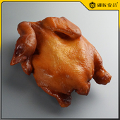 仿真五香卤鸡模型脆皮烤鸡烧鸡假样仿真食物食品熟食道具