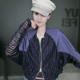 短款 防曬衣外套女2023年新款 韓版 寬松透氣時(shí)尚 上衣 棒球服夾克薄款