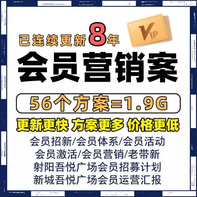 活动策划会员营销体系招募积分运营纳新PPT执行策划广告方案模板
