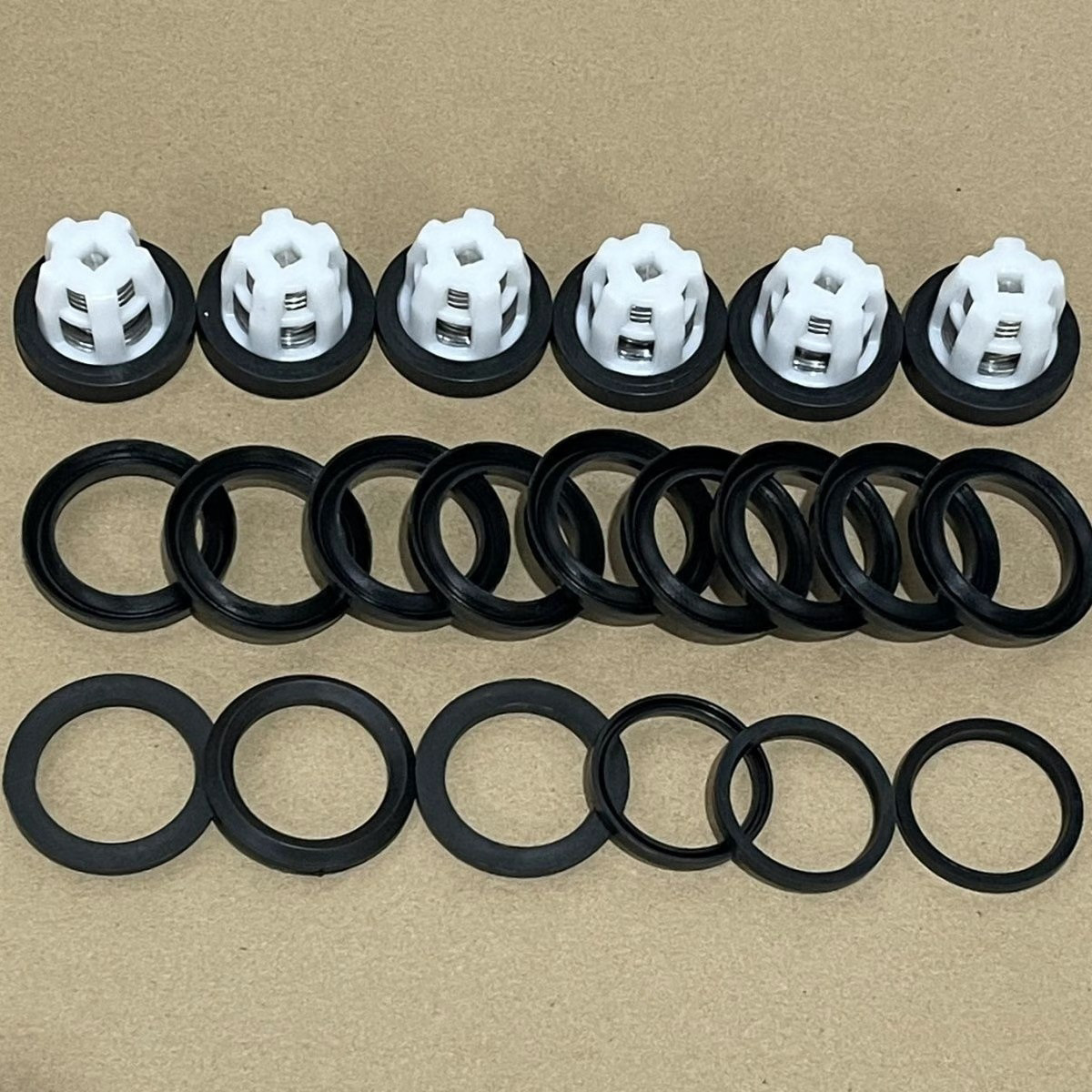 海顺340 380 450型皮圈吸水阀迫紧逆止阀打药三缸柱塞泵配件皮碗